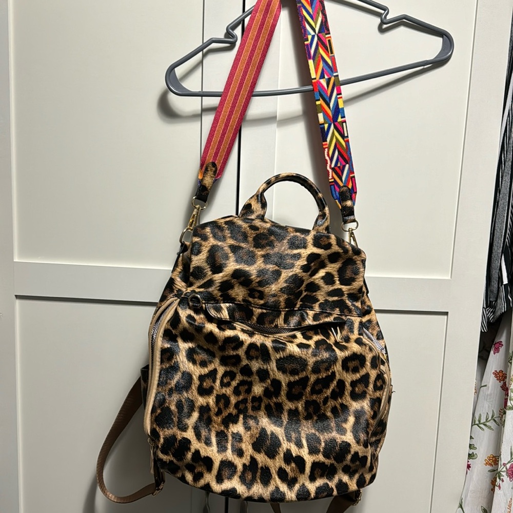 Cheetah print purse